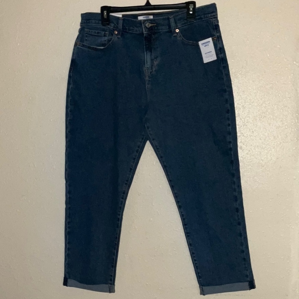 Relaxed Fit Blue Jeans with Classic Indigo Shade